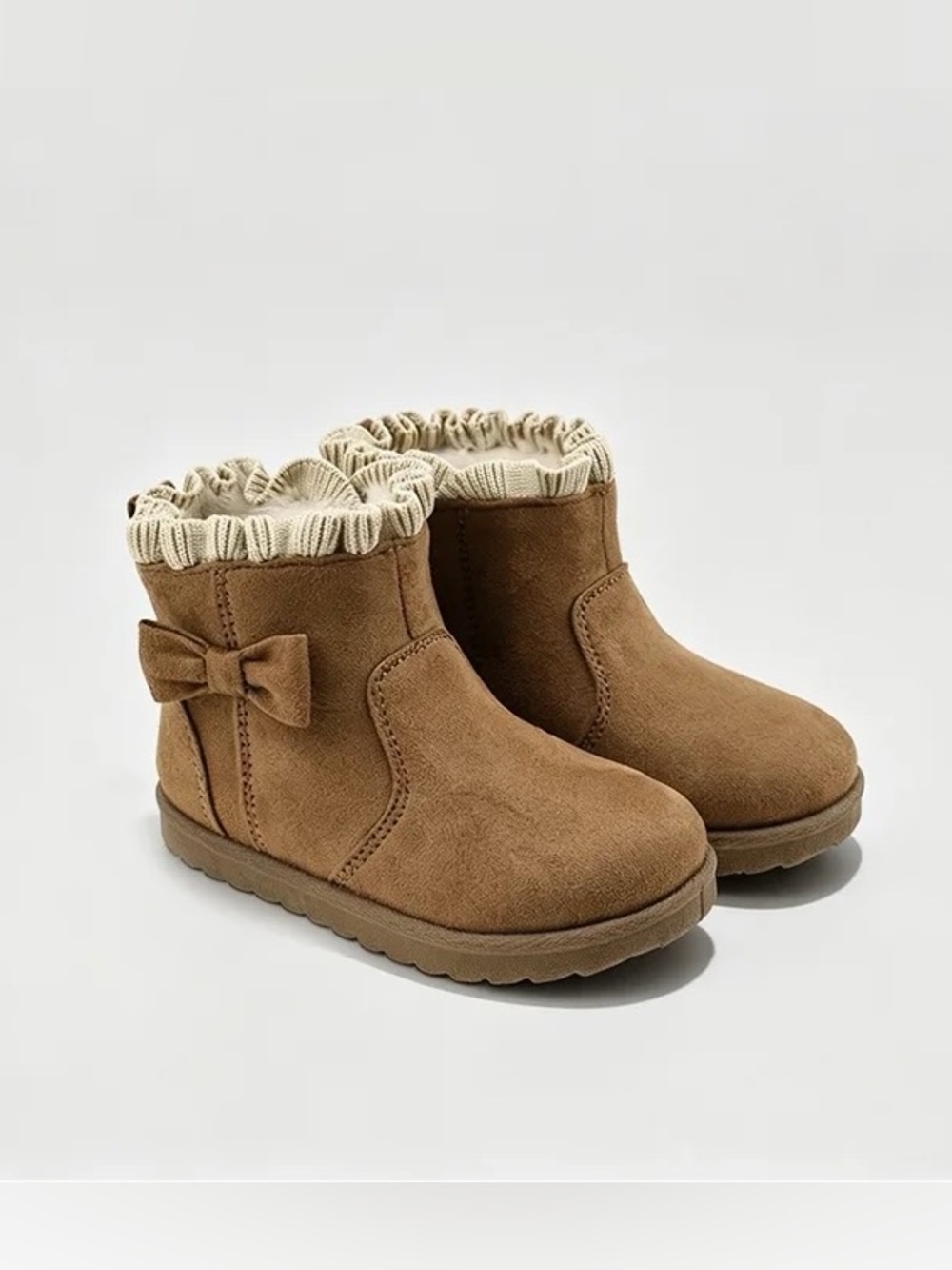 Wonder Nation Baby Girl Faux Fur Boots